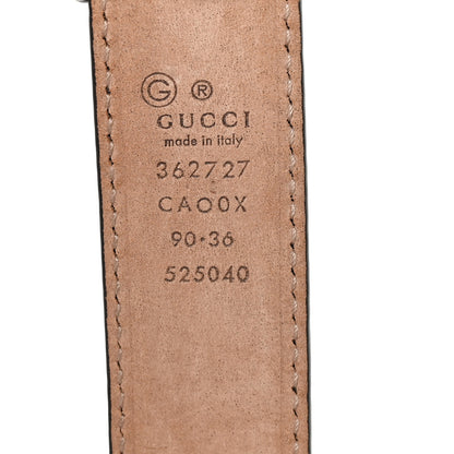 Gucci Calfskin Double G 30mm Belt 90 36 Brown 3 of 4