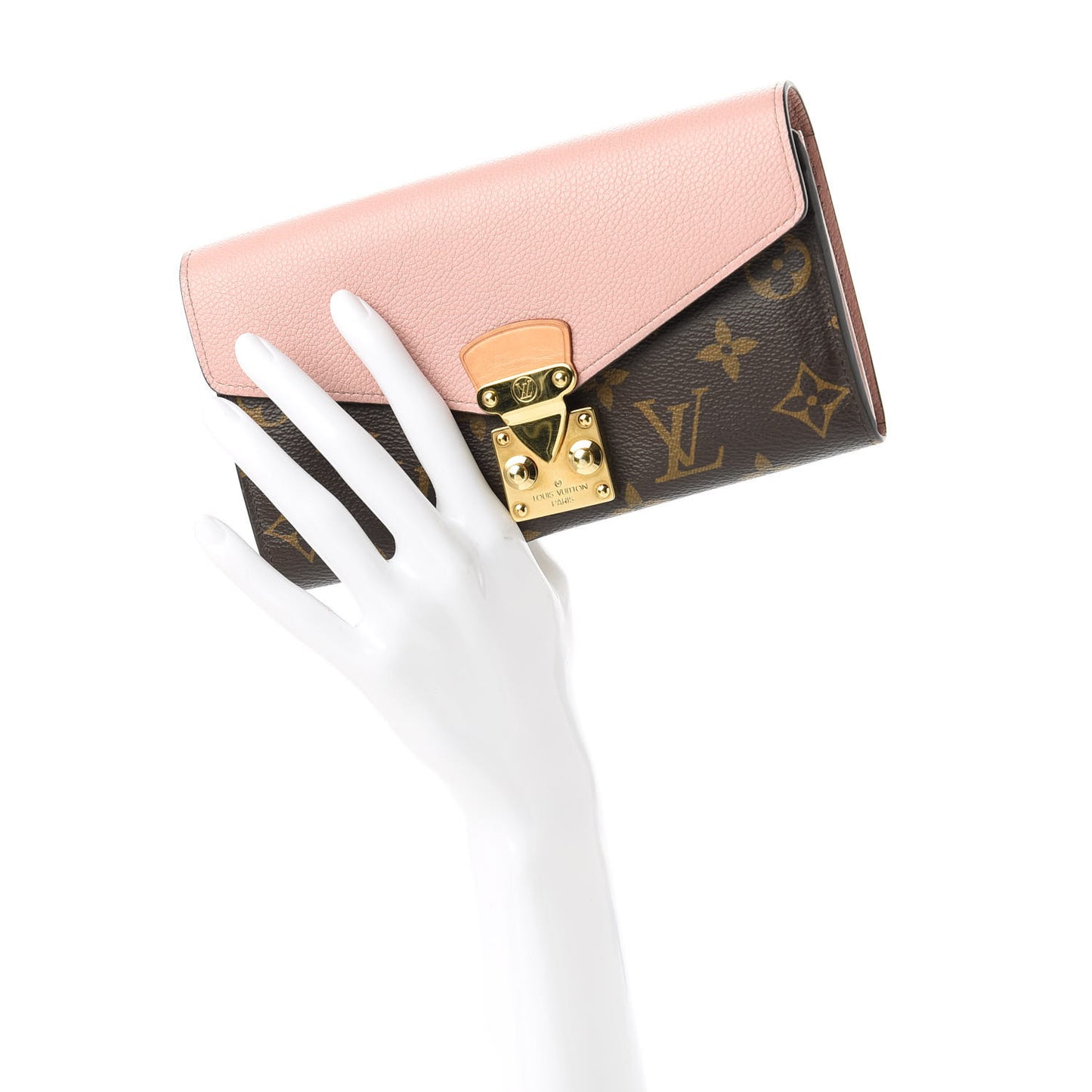 Monogram Pallas Wallet Rose Ballerine