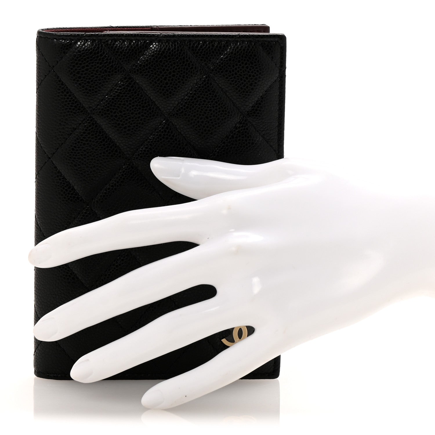Chanel Caviar Quilted Passport Holder Black 2 of 8