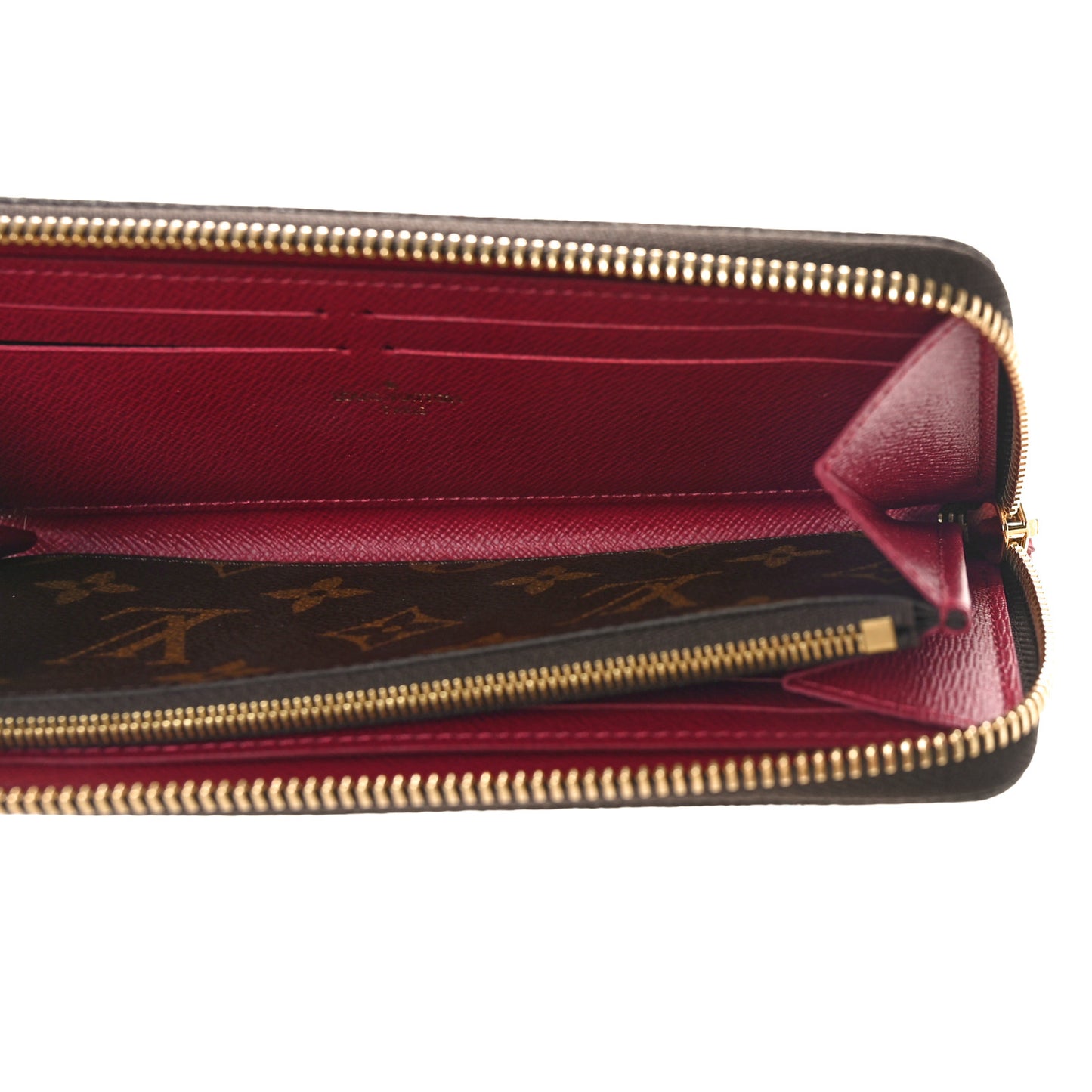 Monogram Clemence Wallet Fuchsia