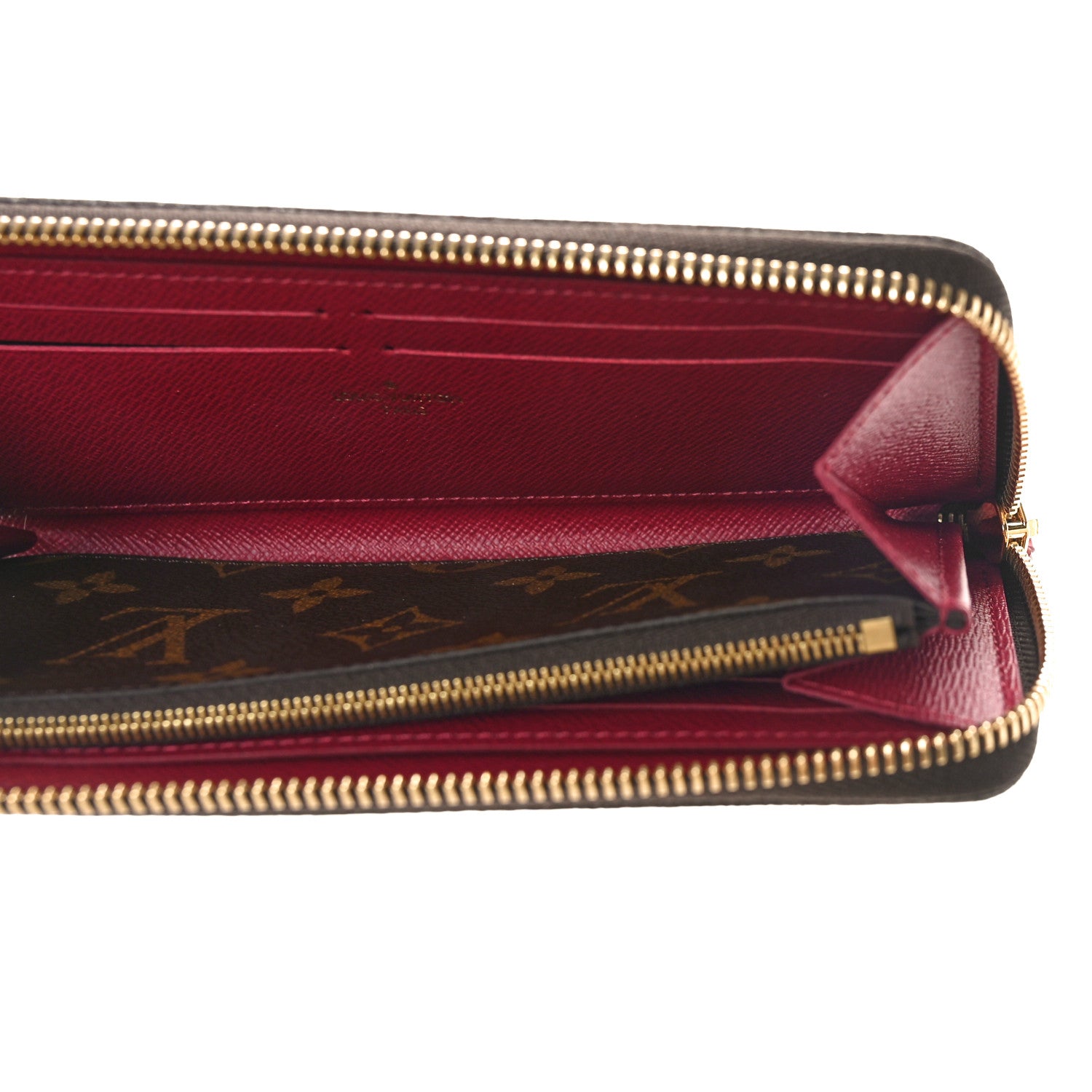 Louis Vuitton Monogram Clemence Wallet Fuchsia 5 of 8