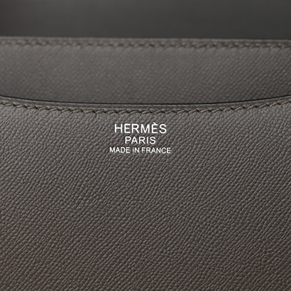 Hermes Madame Calfskin Constance 24 Graphite 6 of 17
