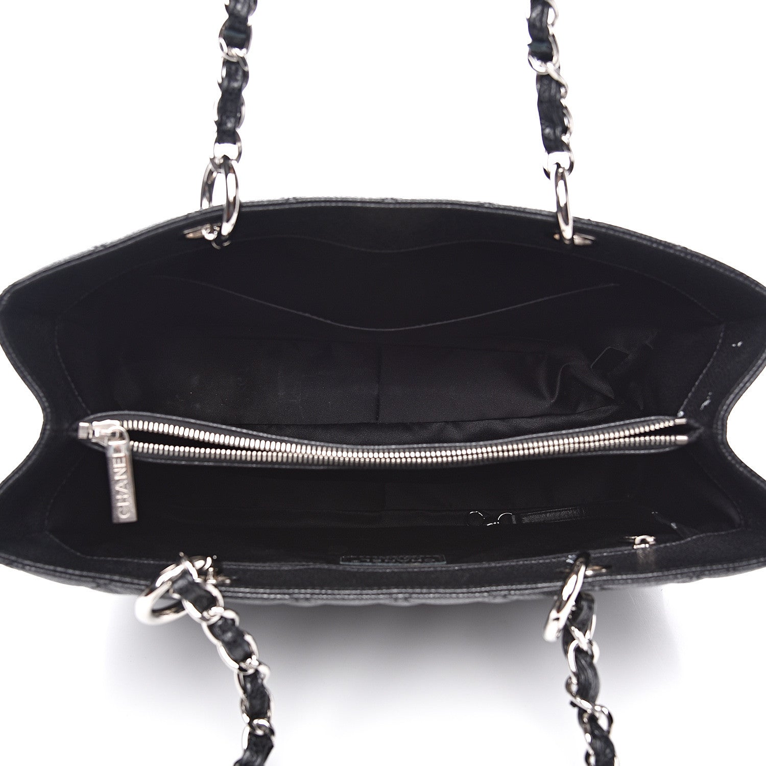 Chanel Caviar Quilted Grand Shopping Tote GST Black 5 of 14