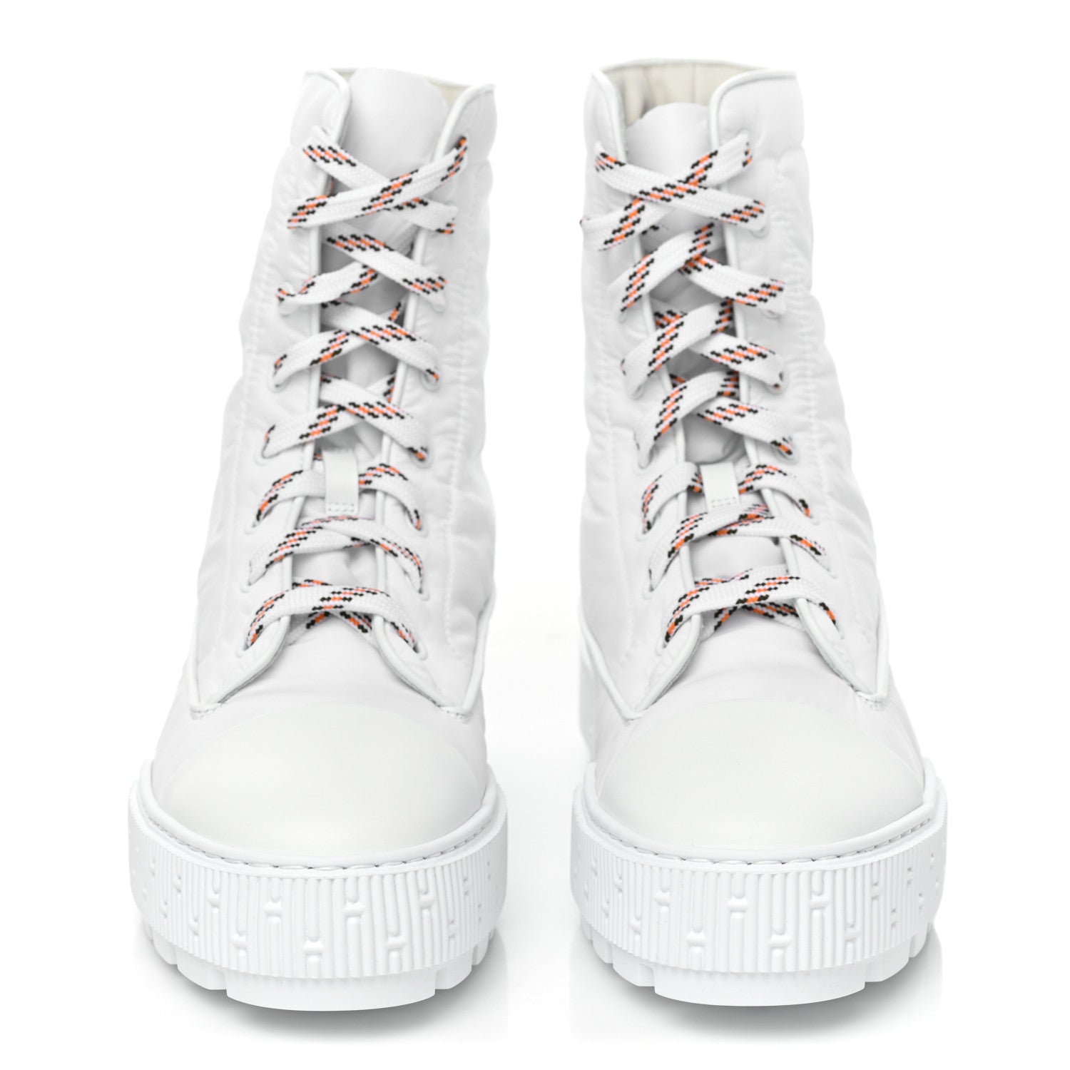 Hermes Calfskin Parachute Fresh Ankle Boots 38.5 White 2 of 9