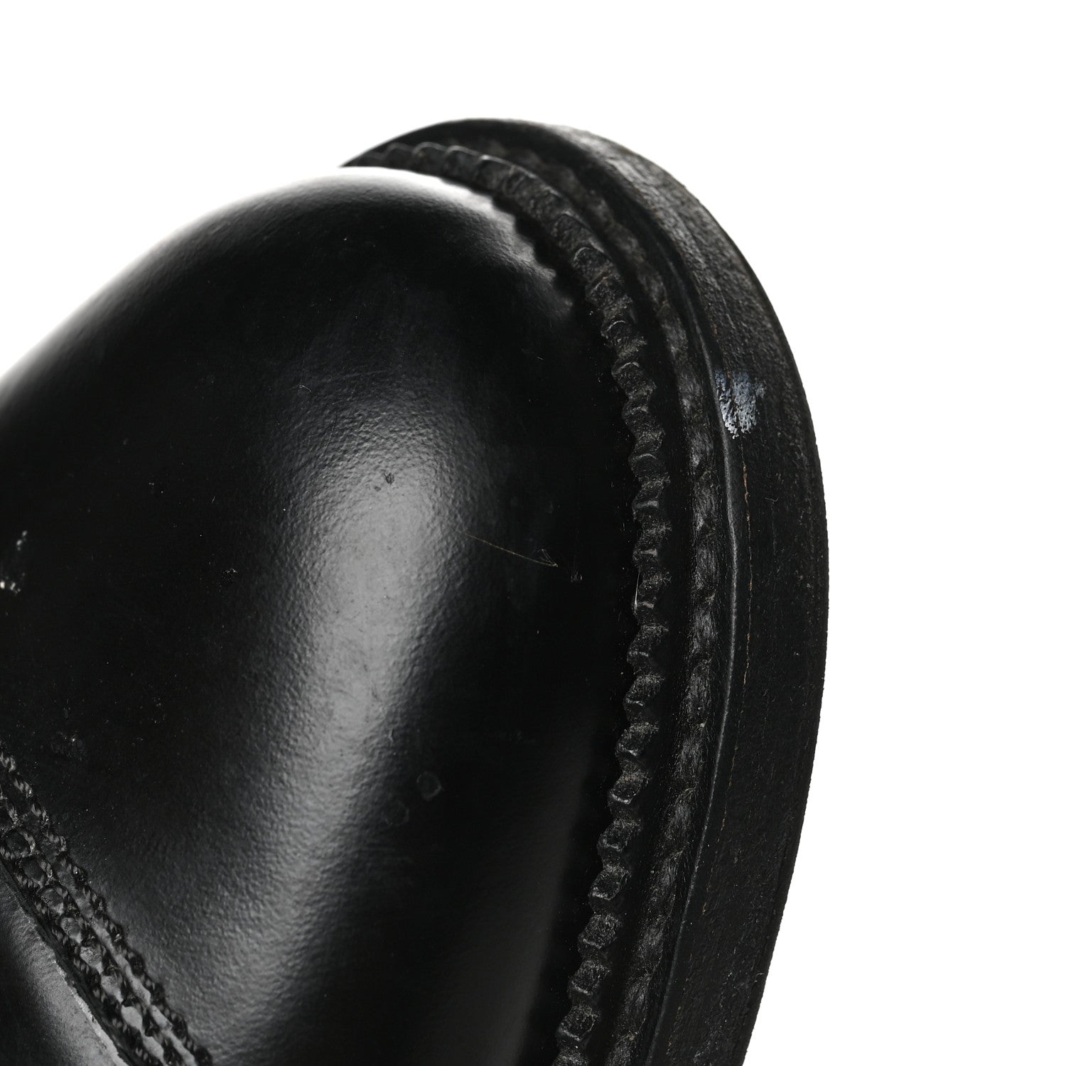 Chanel Calfskin Quilted Lace Up Combat Boots 38.5 Black 11 of 11