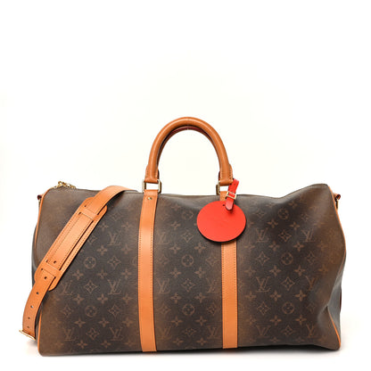 Louis Vuitton Monogram Dust Keepall Bandouliere 50 1 of 11