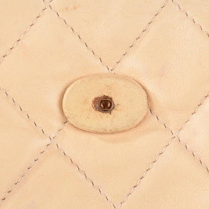 Chanel Quilted Lambskin Tassel Shoulder Bag Light Beige 7 of 10