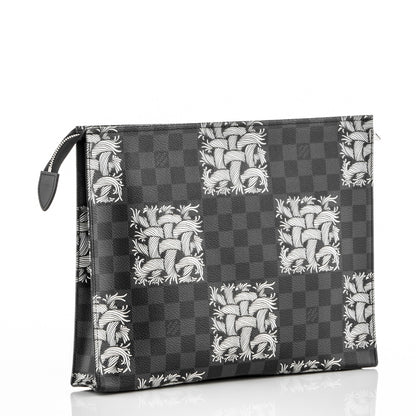 Louis Vuitton Damier Graphite Rope Pochette Voyage White 3 of 7