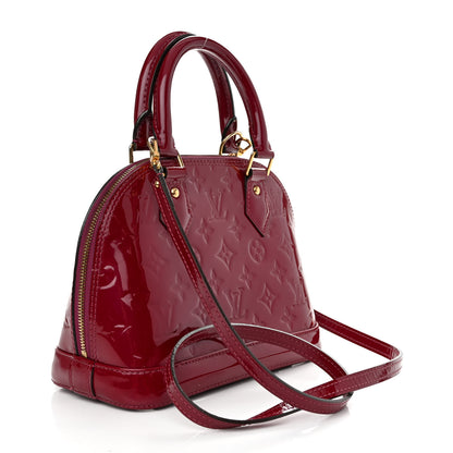 Louis Vuitton Vernis Alma BB Magenta 3 of 12