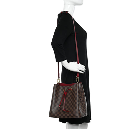 Louis Vuitton Damier Ebene Neonoe MM Cherry Berry 2 of 9