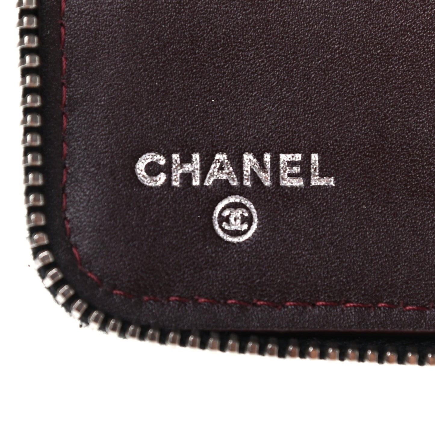 Caviar Quilted Large Zip Around Organizer Wallet Black