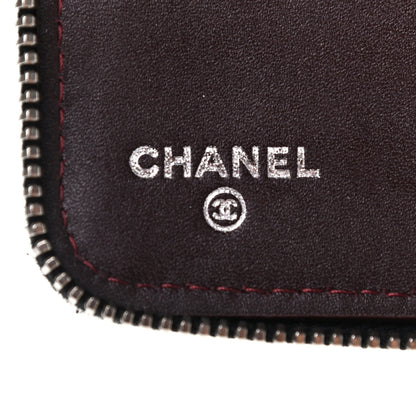 Chanel Caviar Quilted Large Zip Around Organizer Wallet Black 6 of 8