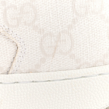 Gucci GG Monogram Web Screener Sneakers 38 White Grey Pink 10 of 10