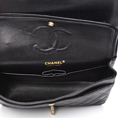 Chanel Caviar Quilted Medium Double Flap Black 4 of 13