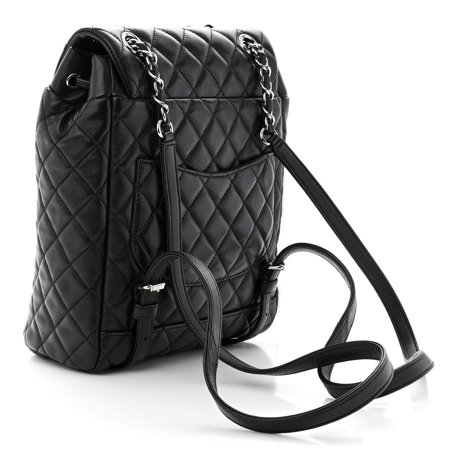 Chanel Lambskin Quilted Small Urban Spirit Backpack Black 3 of 11