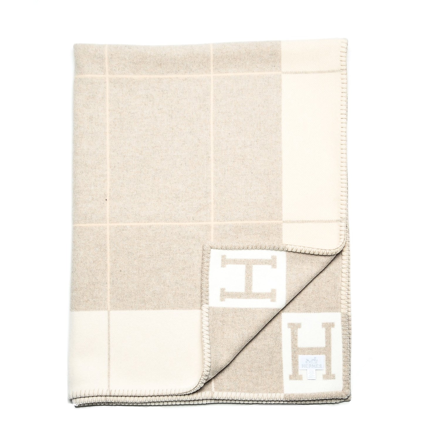 Wool Cashmere Avalon III Blanket Coco Camomille