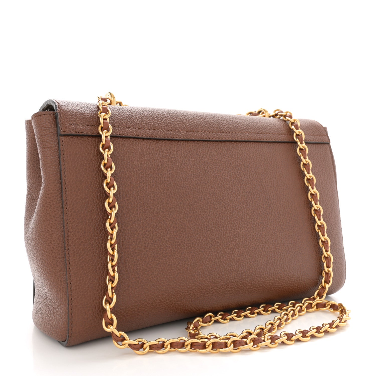 Mulberry Small Classic Grain Calfskin Medium Lily Flap Oak 3 of 11