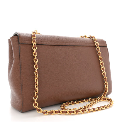 Mulberry Small Classic Grain Calfskin Medium Lily Flap Oak 3 of 11