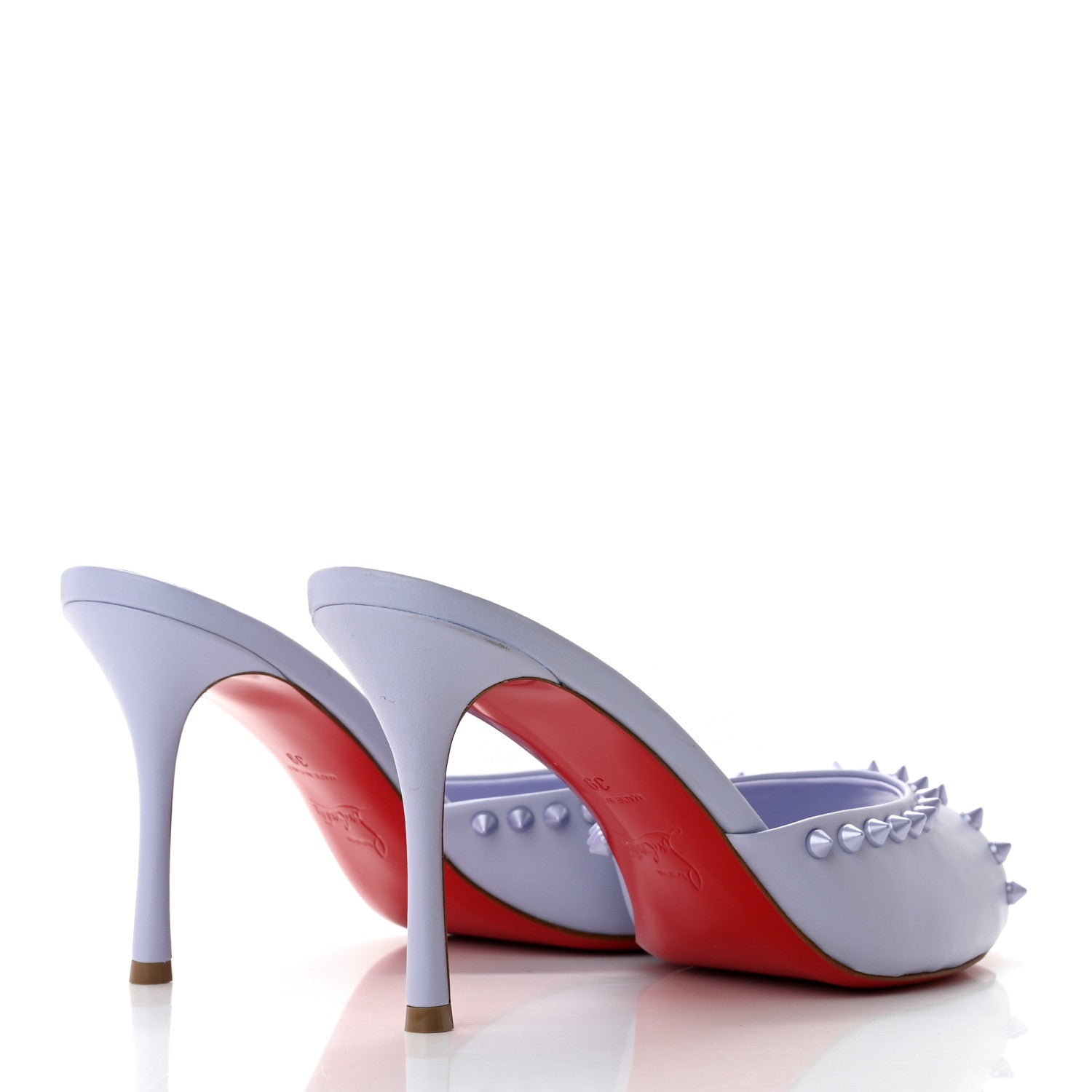 Christian Louboutin Nappa Spike Me Dolly 85 Sandals 39 Skylight 4 of 11