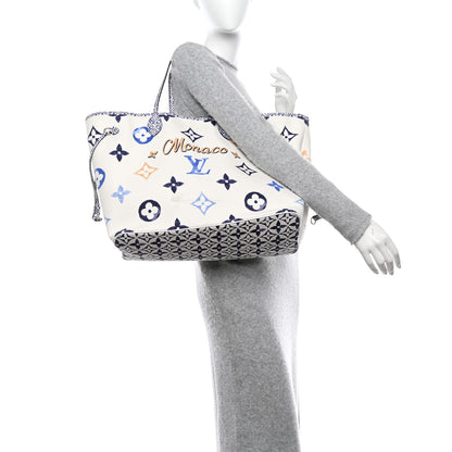 Louis Vuitton Monogram Canvas By The Pool Monaco 2.0 Neverfull GM Set Blue 2 of 12