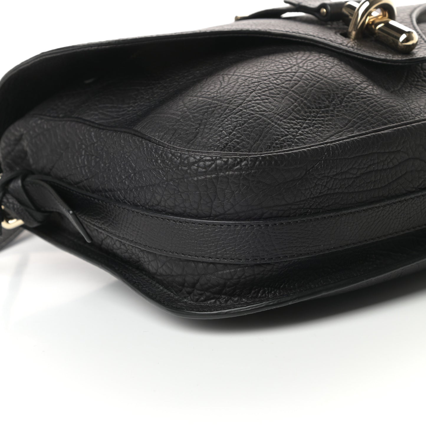 Grained Calfskin S Tube Black