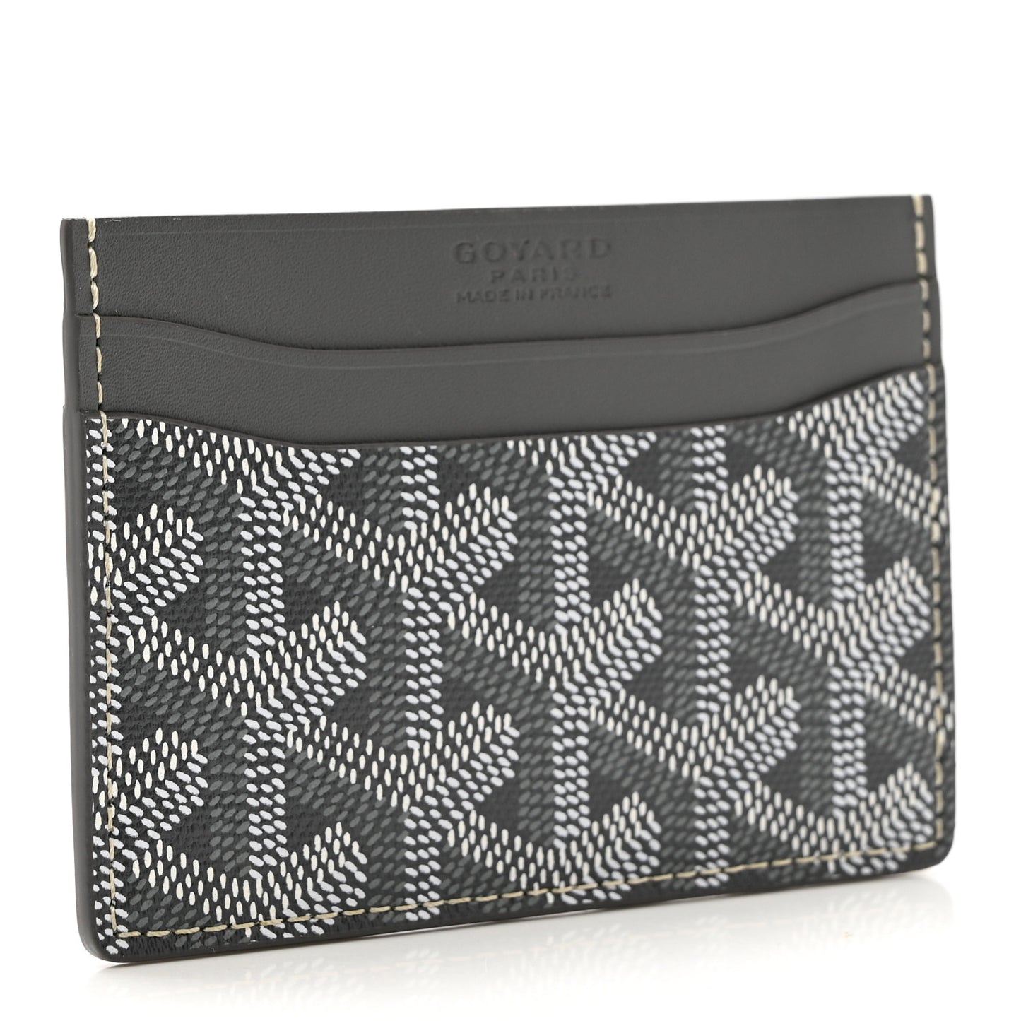 Goyardine Saint Sulpice Card Holder Grey