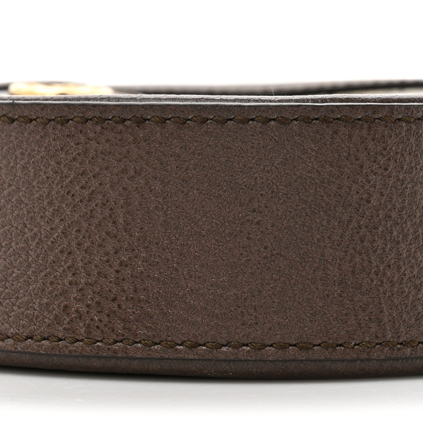 GG Supreme Monogram Web Mini Ophidia Round Shoulder Bag Brown
