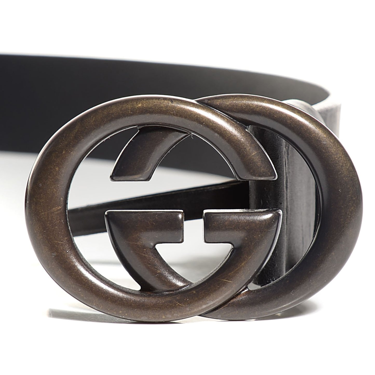 Calfskin Interlocking G Belt 100 40 Black
