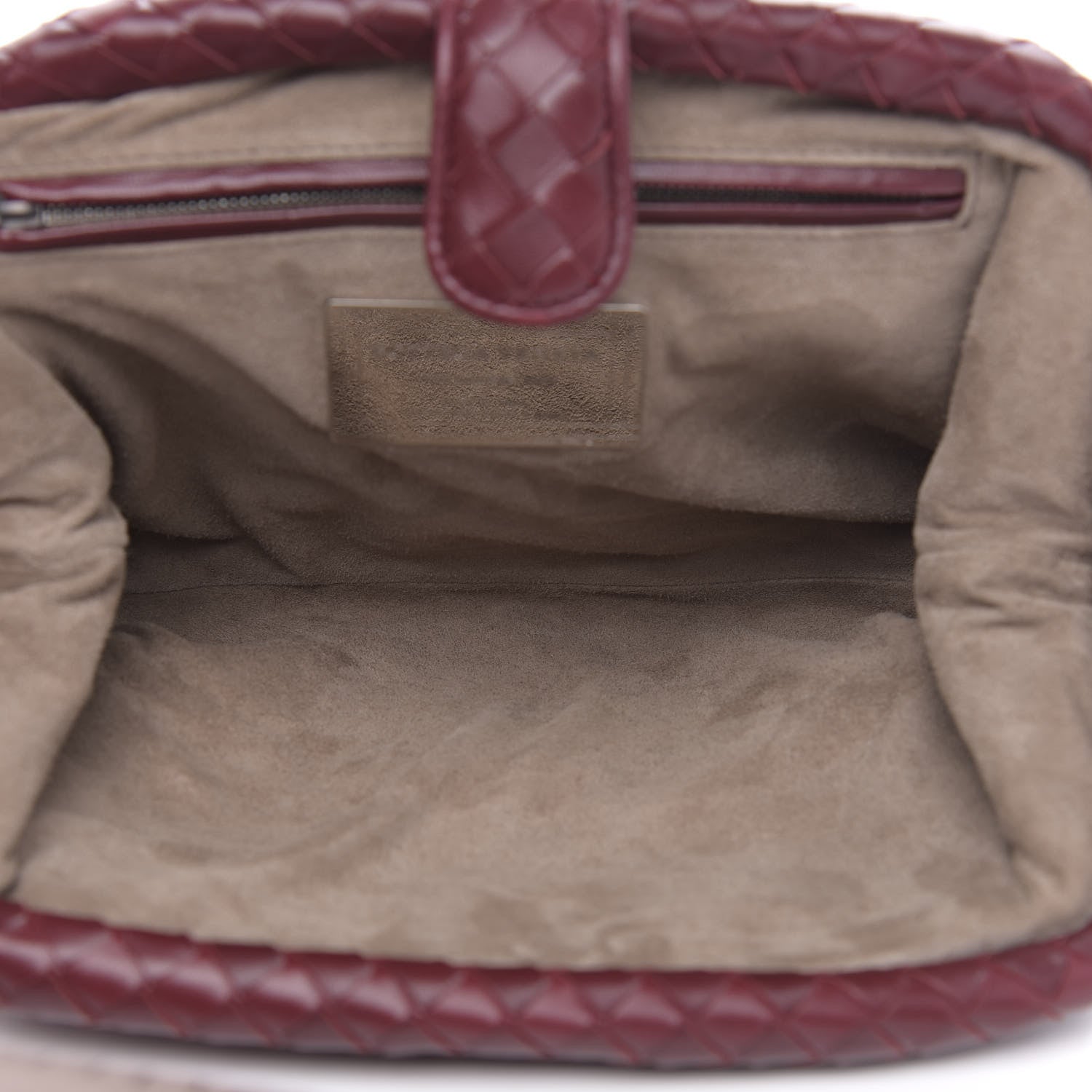 Bottega Veneta Nappa Intrecciato The Lauren 1980 Clutch Gigolo Red 5 of 9