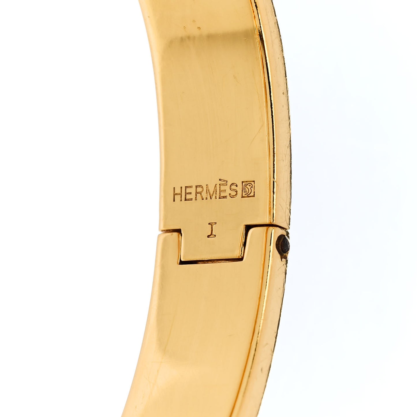 Enamel Narrow Clic Clac H Bracelet PM Black