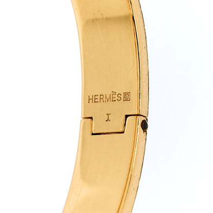 Hermes Enamel Narrow Clic Clac H Bracelet PM Black 4 of 5