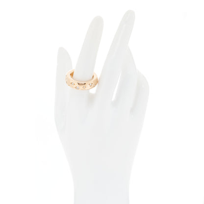 Pomellato 18K Rose Gold Diamond Iconica Band Ring 57 8 2 of 5