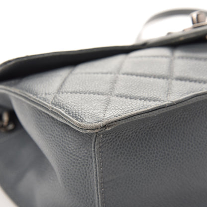 Chanel Caviar Quilted Large Retro Class Flap Grey 12 of 15