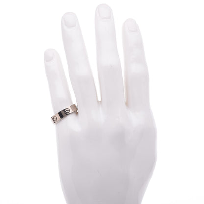Cartier 18K White Gold 5.5mm LOVE Ring 67 11.75 2 of 4