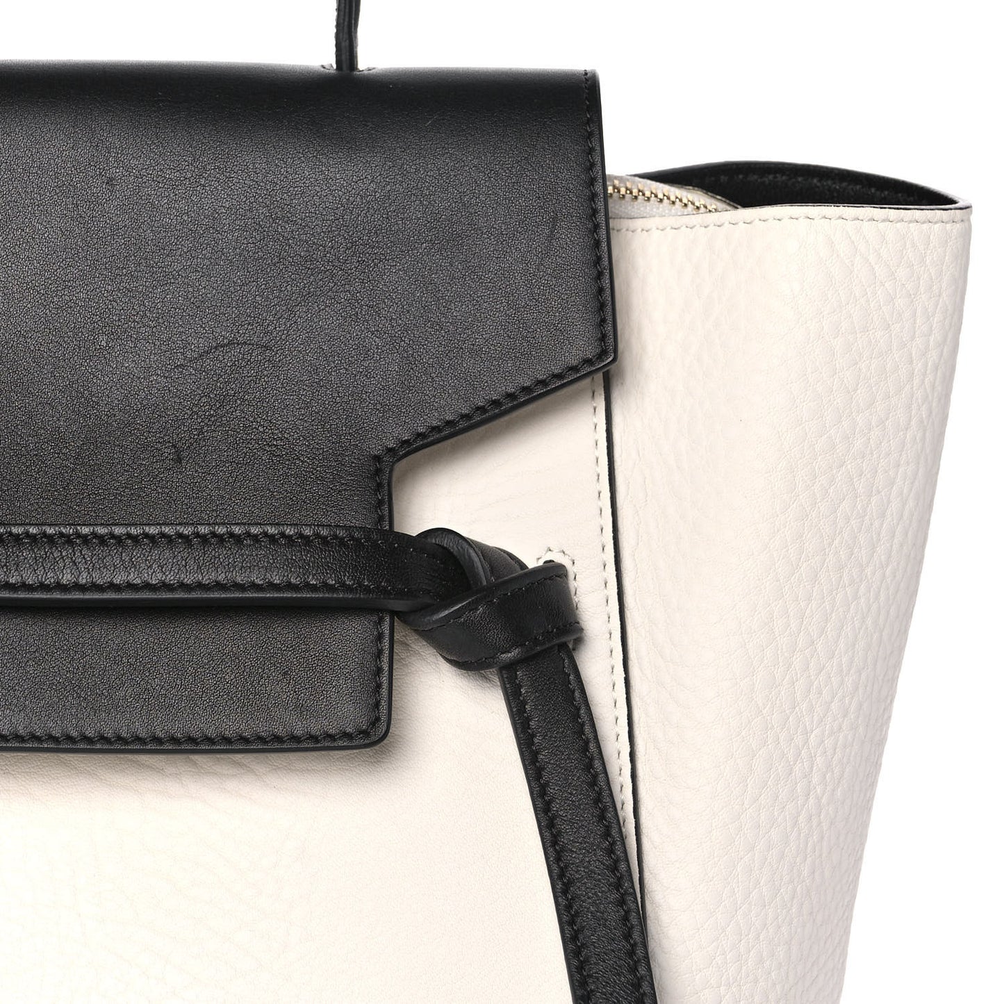 Bullhide Mini Belt Bag Black White