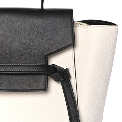 Celine Bullhide Mini Belt Bag Black White 8 of 11