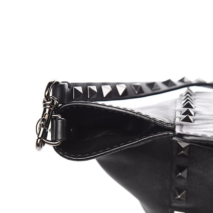 Valentino Garavani Vitello Small Rockstud Tote Black 8 of 16