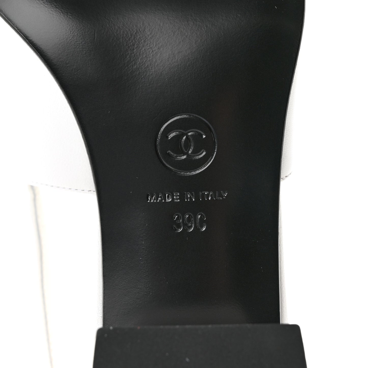 Goatskin Grosgrain Cap Toe CC Slingback Pumps 39 Black