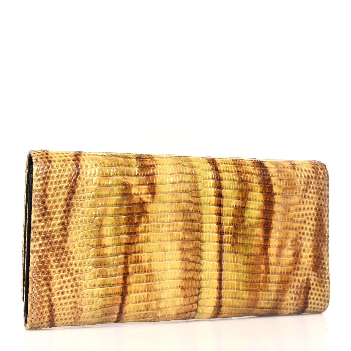 Lizard Long Wallet Yellow