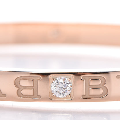 Bulgari 18K Rose Gold Diamond BVLGARI BVLGARI Bangle M 3 of 7