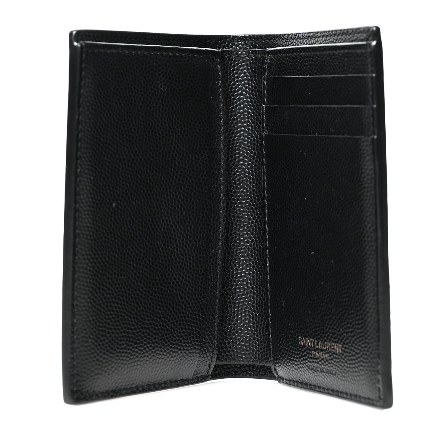 Grain De Poudre Monogram Bi-Fold Wallet Black