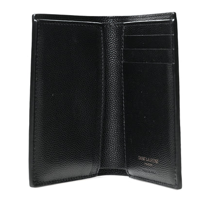 Saint Laurent Grain De Poudre Monogram Bi-Fold Wallet Black 5 of 7