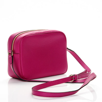 Gucci Cellarius Calfskin Small Soho Disco Bag Bright Bouganville 3 of 6