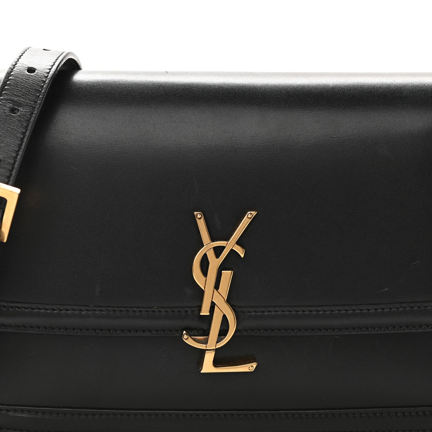 Box Calfskin Monogram Medium Solferino Satchel Black