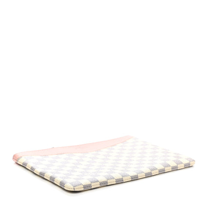 Louis Vuitton Damier Azur Daily Pouch Rose Poudre 4 of 8