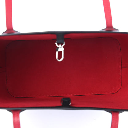 Louis Vuitton Epi Neverfull MM White Scarlet Black 6 of 6