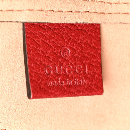 Gucci GG Supreme Monogram Flora Web Large Ophidia Tote Red 8 of 14