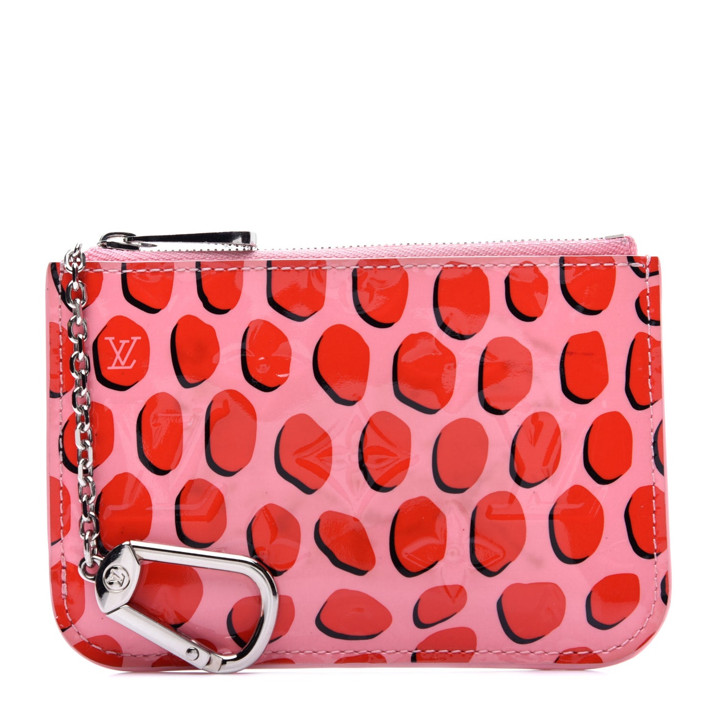 Vernis Jungle Dots Key Pouch Sugar Pink Poppy