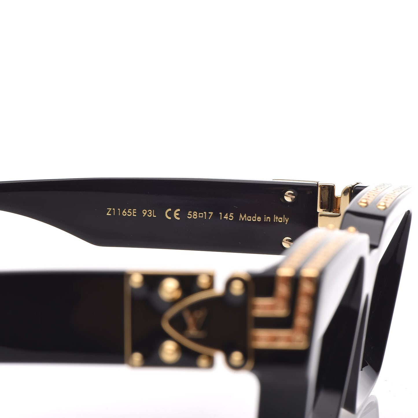 Acetate 1.1 Millionaires Sunglasses Z1165E Black