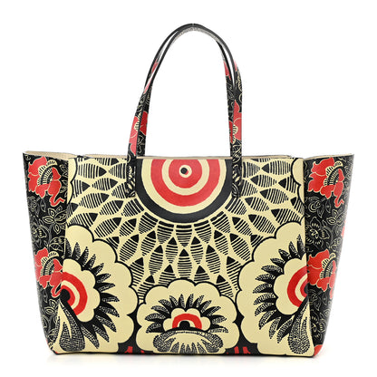Valentino Garavani Vitello Mime Covered Tote Green Raspberry 1 of 8